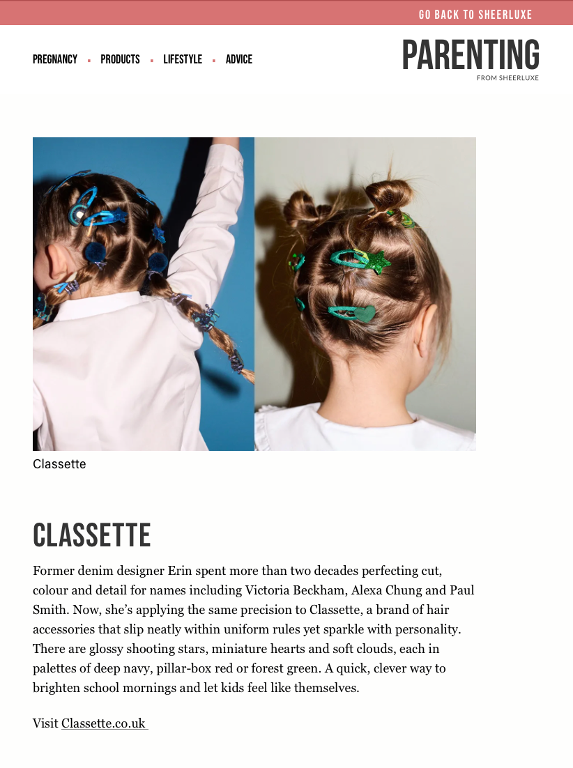 Classette featured in Sheerluxe